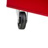 Rolling Tool Chest, 5 Drawer Tool Box Organizer With Lockable Wheels & Sliding Drawers & Detachable Top & Adjustable Shelf, Tool Storage Cabinet For Garage Workshop - Red - Image 14