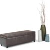 Avalon - Storage Ottoman Bench - Distressed Brown - Image 8