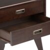 Draper - Mid Century Side Table - Medium Auburn Brown - Image 7