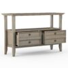 Amherst - Console Sofa Table - Distressed Gray - Image 2