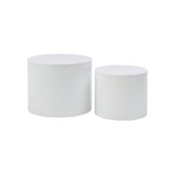Coffee Tables For Living Room, Office, Bedroom (Set of 2) - White