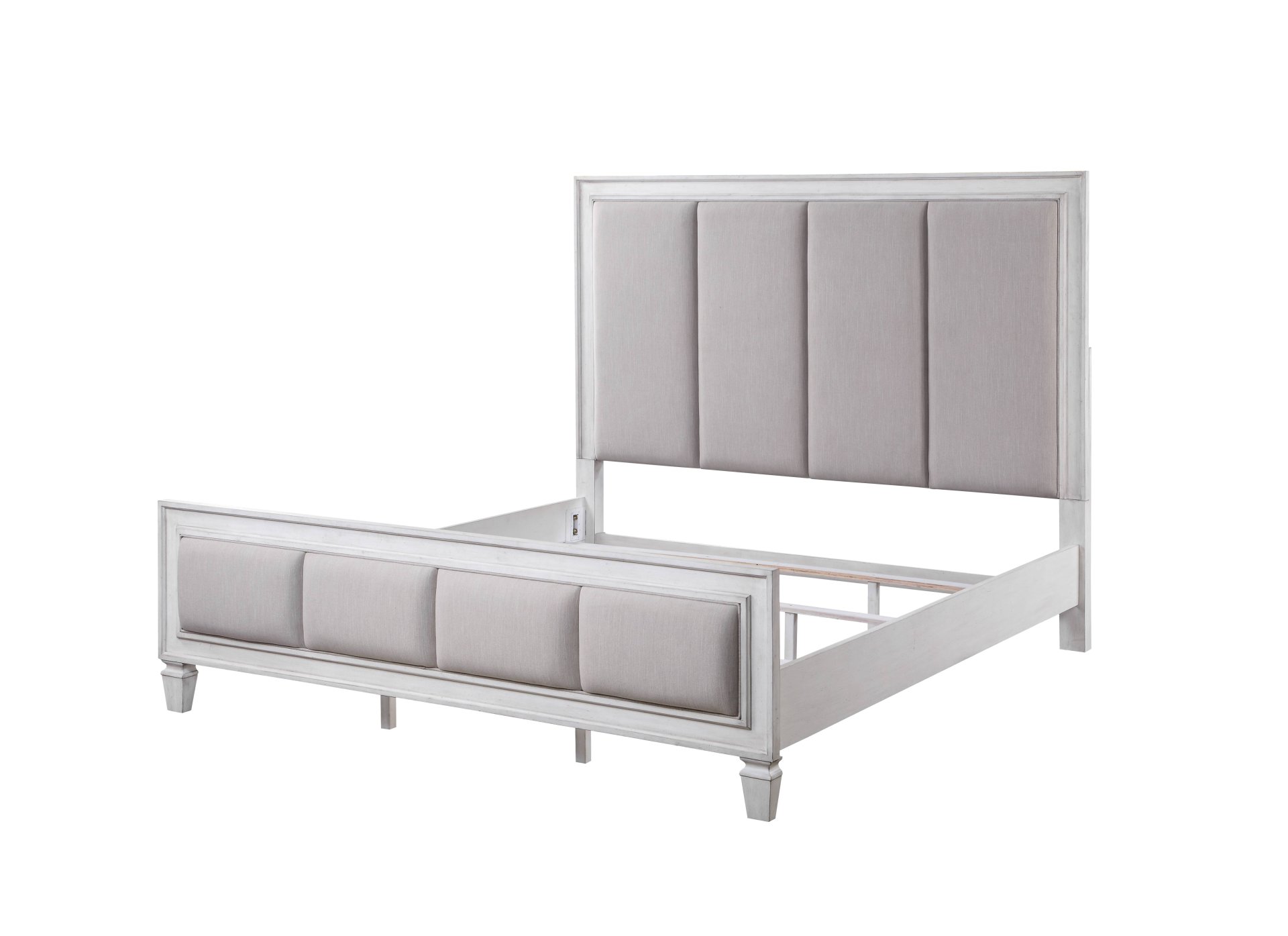 Katia - Eastern King Bed - White - Image 4