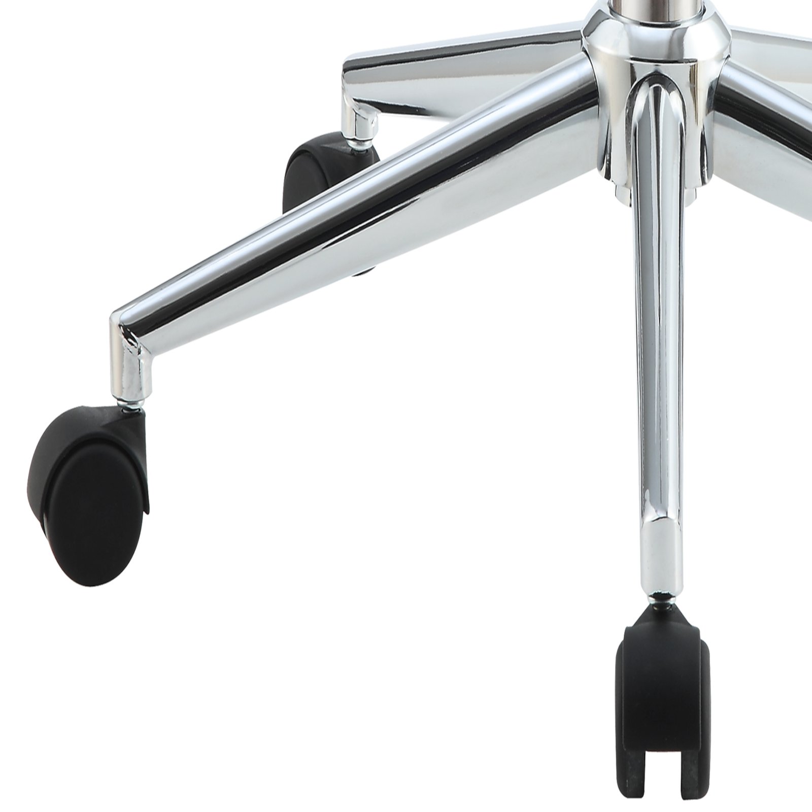 Camila - Synthetic Leather Office Chair - Black - Image 14