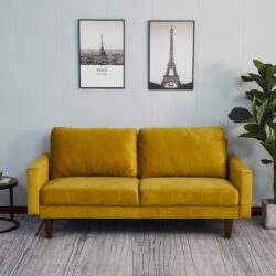 Stationary Sofa - Goldenrod