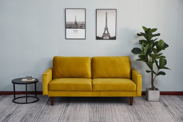 Stationary Sofa - Goldenrod