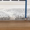 Loft Shag - 7'10" X 9'10" Shaggy Area Rug - Gray - Image 3
