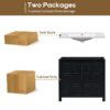 Bathroom Vanity Organizer With Sink, Combo Cabinet Set, Bathroom Storage Cabinet, Retro - Espresso - Image 14