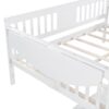 Full Size Daybed With 2 Drawers, Slat Support - White - Image 4