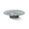 Natural Marble Coffee Table With Polished Surface For Living Room - Blue / Gray - Image 4
