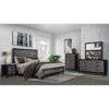 Soluto - King Bedroom Set Dark - Black / Gray - Image 2