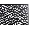 Outdoor & Indoor Privacy Screen Metal Privacy Screen, Freestanding Decorative Privacy Screen For Deck Balcony Patio - Black - Image 7