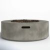 Reinforced - Outdoor Fire Pit Table Durable Construction - Gray - Image 5