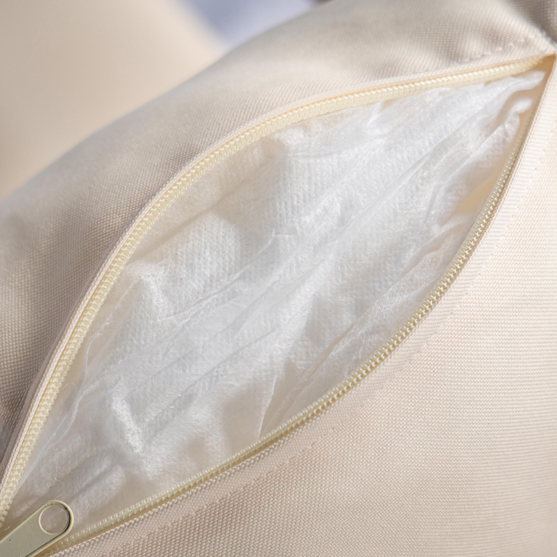 Outdoor Lounge Chair With Woven Backrest, Solid Wood Frame, Comfortable Cushions - Walnut - Image 18