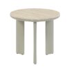 Ingram - Ceramic Top End Table - Light Gray - Image 2
