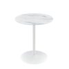 Circa - End Table With Marble Textured Top - White - Image 7