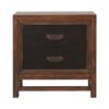 Branson - 2 Drawer Nightstand, Two Tone - Brown - Image 6