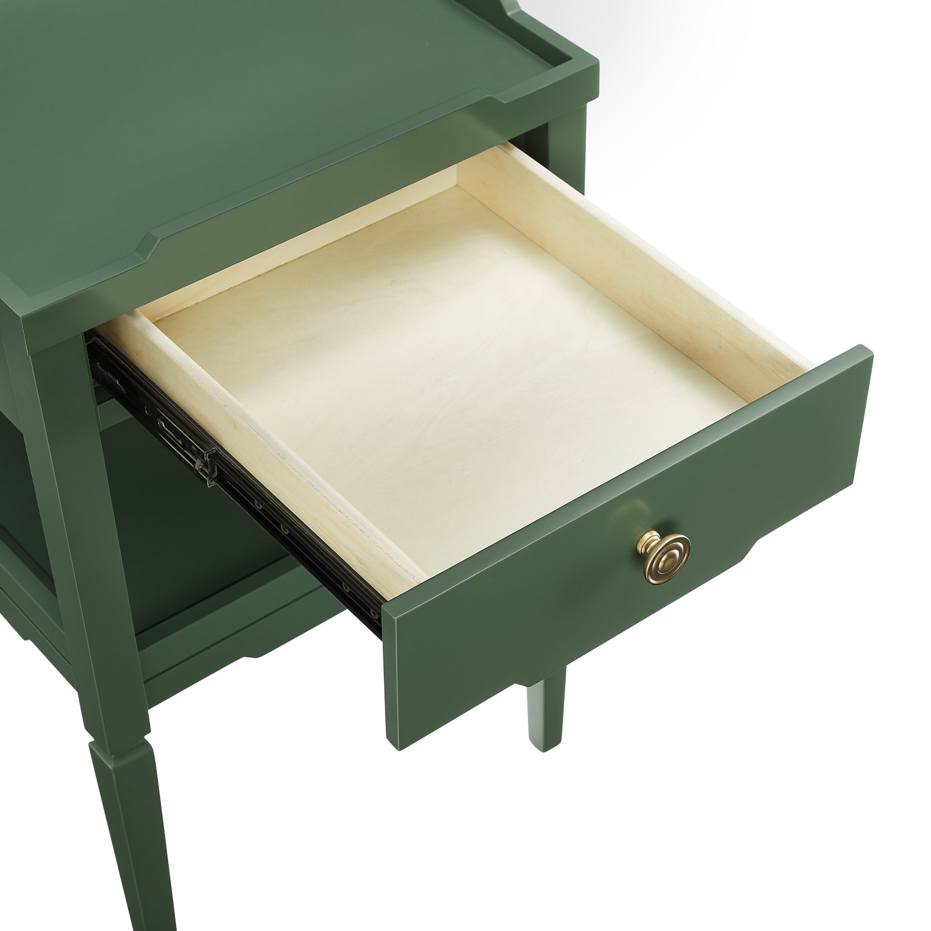 Foley - 1 Drawer Nightstand With Pull - Antique Green - Image 7