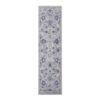 Marfi - 2' X 8' Oriental Runner Rug - Blue / Silver - Image 9