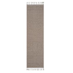 Guros - 2' X 8' Medallion Indoor / Outdoor Area Rug - Beige