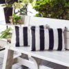 Horizon - Stripe Pillow Outdoor & Indoor - Black - Image 8