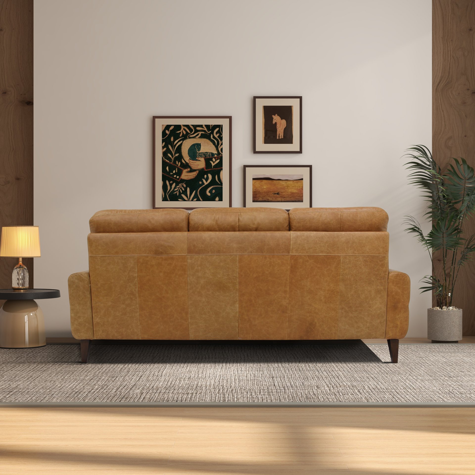 Elliot - Incliner Sofa Left - Waxy Tan - Image 4