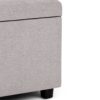 Cosmopolitan - Storage Ottoman - Cloud Gray - Image 7