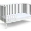 Deux - Remi 3 In 1 Convertible Island Crib - White / Gray - Image 9
