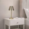 Elegance Rechargeable LED Table Lamp Plated LED Touch Switch - Antique Brass / Gold - Image 4