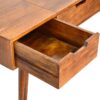 Foldable Mirror Table - Chestnut - Image 5