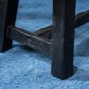 Cloud - Outdoor Bench With Frame And Slat Panel Design - Sandblast Gray / Black - Image 7