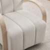 360° Swivel Accent Chair With Armrests, Comfy Lounge Chair - Beige - Image 10