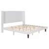 King Size, Stylish High Headboard Bed, High Quality - White - Image 6