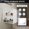 Modern 24" Bathroom Vanity, Suitable For Small Bathroom Spaces - White Oak - Image 9