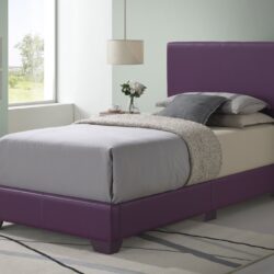 Twin Bed Stylish - Lively Purple Hue