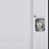 Metal Storage Cabinets, Cleaning Tool Cabinet With Locking Door, Tall Broom Tool Organizer, Large Storage Cabinet For Kitchen - Gray / White - Image 4