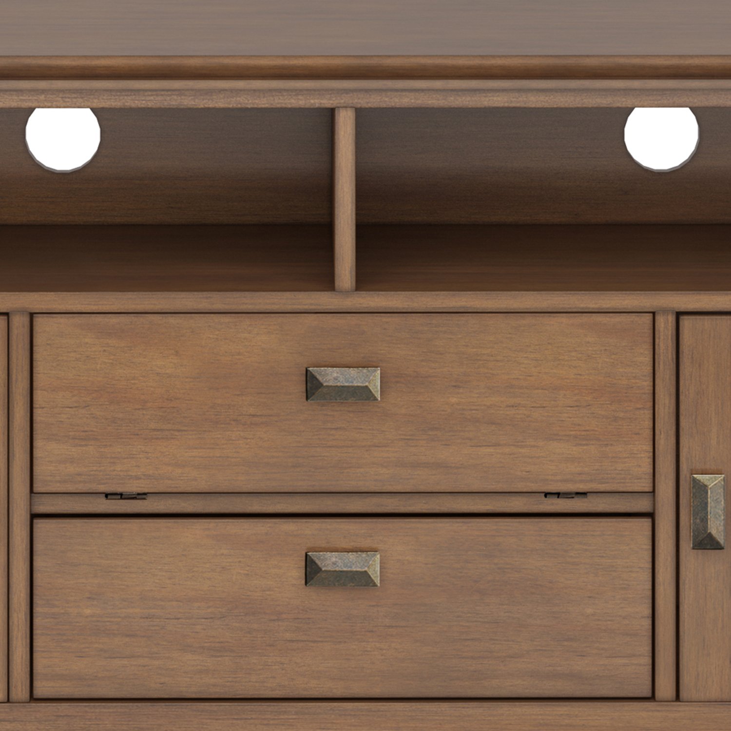 Artisan - TV Media Stand - Rustic Natural Aged Brown - Image 7