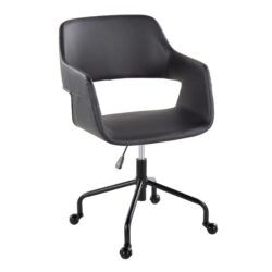 Margarite - Contemporary Adjustable Office Chair - Black