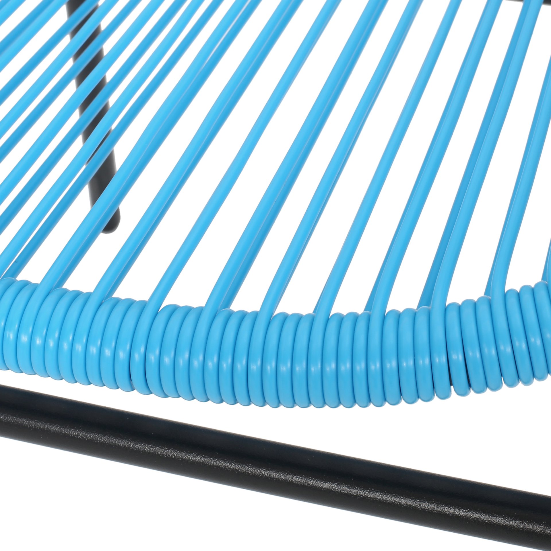 Modern Nusa Chair Outdoor Seating Woven Rope - Blue - Image 15