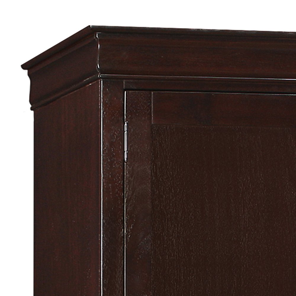 Storage Armoire Elegant - Cappuccino - Image 5