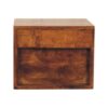 Solis - 2 Drawer Wall Mounted Nightstand - Brown - Image 8