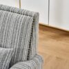 Accent Chair With Arms, Comfy Armchair For Living Room - Gray - Image 10