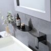 Modern Wall Mount Bathtub Faucet With Single Handle And Waterfall Spout - Matte Black - Image 6