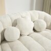 High Back Bean Bag Sofa Couch For Adults And Kids, Comfortable Lounger, Indoor & Outdoor Use - White - Image 13