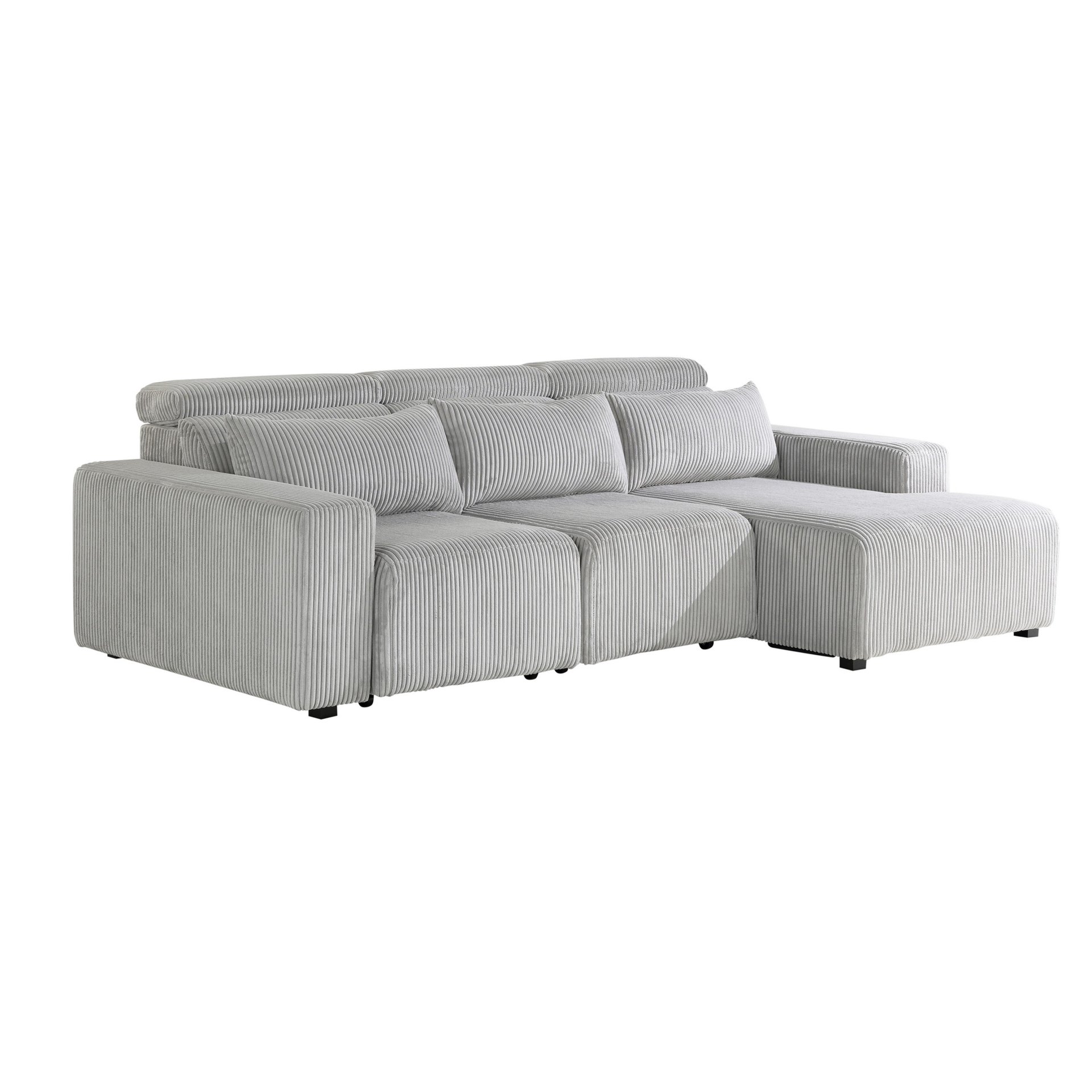 Seltos - Power Sectional - Gray - Image 5