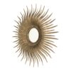 Retro DesignSunburst Metal Wall Mirror Decorative Mirror For A Bedroom Dressing Room, Hallway Or Living Space - Gold - Image 7