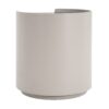 Italian Retro Double Storage Round Side Table - Gray Brown - Image 12