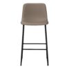 Office Chair, Bar Height, Standing, Computer Desk, Work, Leather Look, Contemporary, Modern - Taupe - Image 3