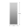 Frameless Full Length Floor Mirror With LED Light, Dimming & 3 Color Modes Mirror - Silver - Image 3