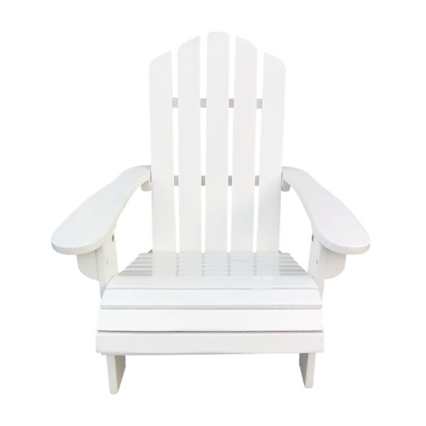 Outdoor Or Indoor Children Adirondack Chair - White