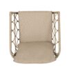 Bruce - Outdoor Club Chair Set With Water Resistant Cushions Rattan And Iron - Brown - Image 10
